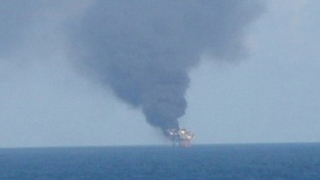 Mariner Energy Oil Rig Explosion: First Photo